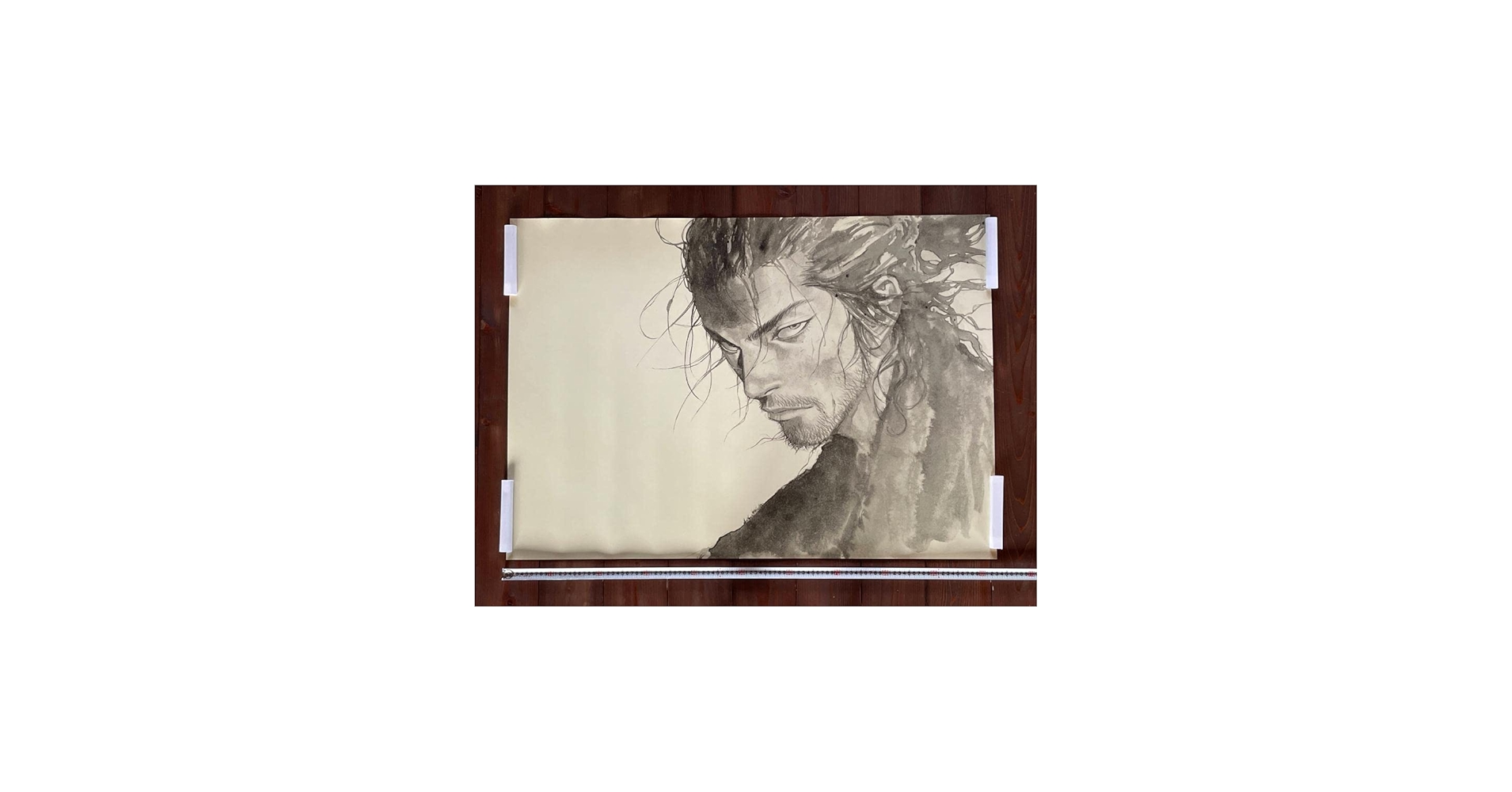 Amazon.co.jp: バガボンド ポスター B1 武蔵 U 最後のマンガ展 井上