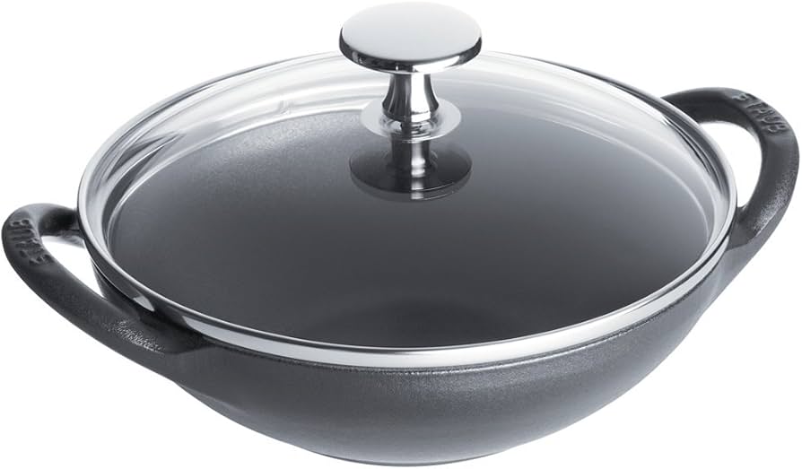 Amazon.co.jp: staub ストウブ 「 ベビー ウォック 16cm グレー