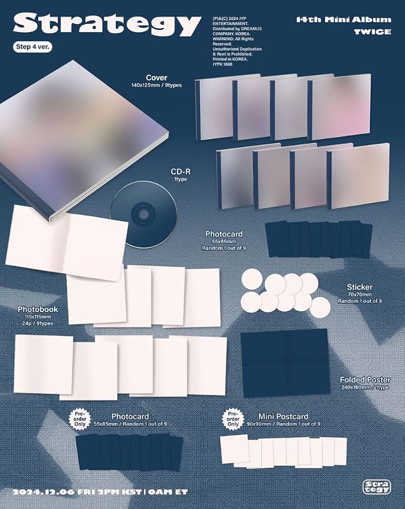 TWICE strategy with you デジパック19枚 予約特典付 TWICE strategy