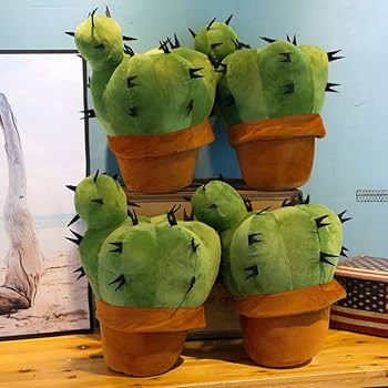 Amazon.co.jp: Weishan 【2023最新設計】サボテンの植木鉢のぬいぐるみ