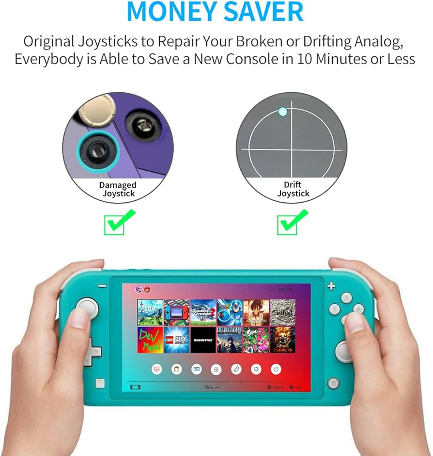 Amazon.com: Joystick Replacement for Switch Lite – 19 in 1 OEM