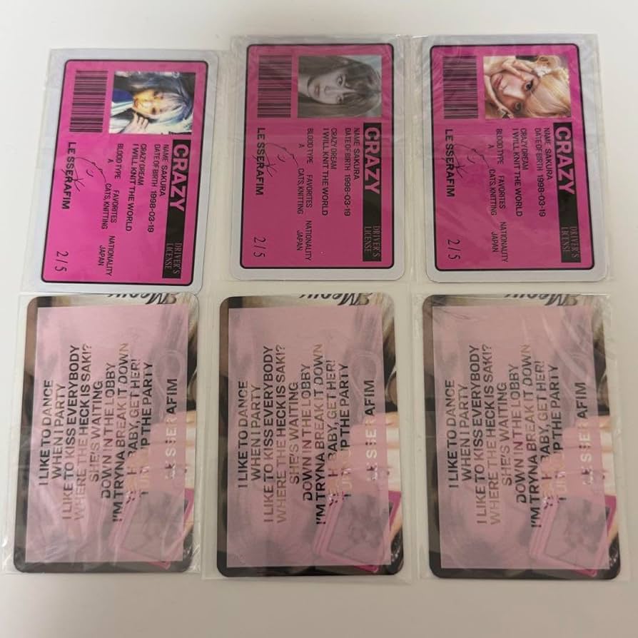 Amazon.co.jp: LE ERAFIM ルセラ CRAZY 咲良 サクラ トレカ コンプ