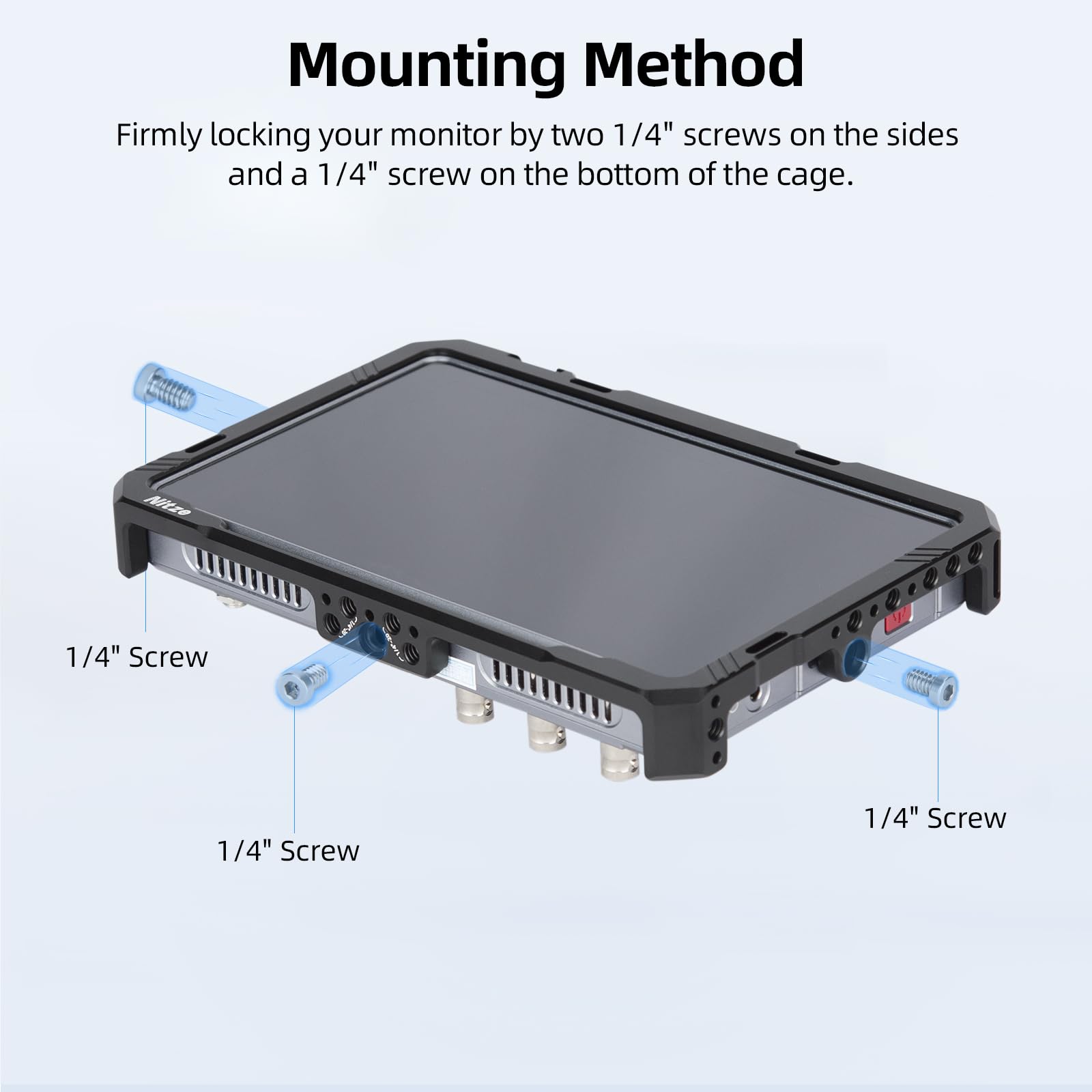 Amazon.com : Nitze Cage for Feelworld S7 Monitor with Built-in
