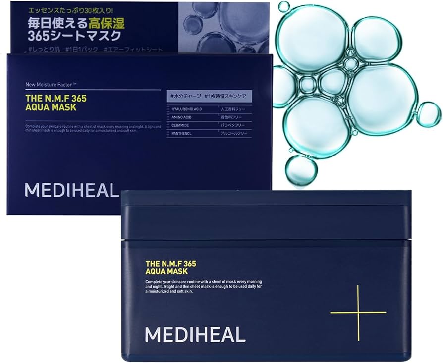 Amazon.co.jp: MEDIHEAL(メディヒール) THE N.M.F 365 アクアマスク 大