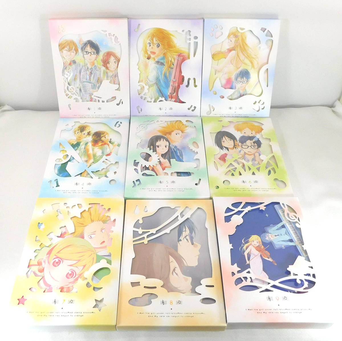 Amazon.co.jp: Blu-ray「四月は君の嘘 全9巻セット 完全生産限定版