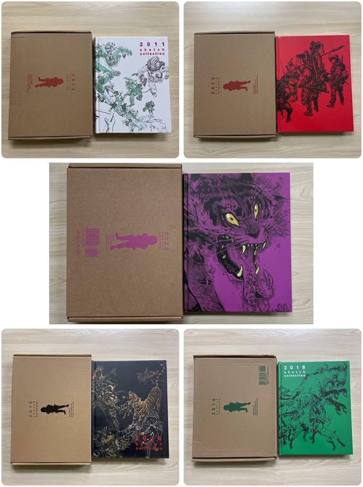 Amazon.co.jp: キムジョンギ スケッチコレクション 画集 5冊セット Kim