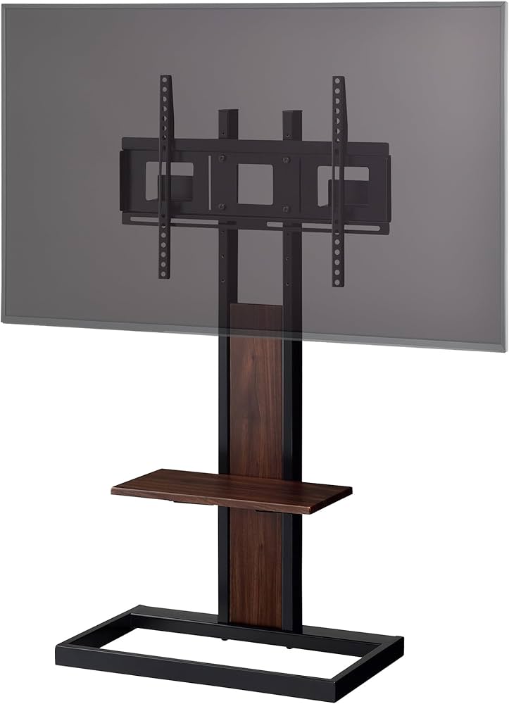 Amazon | ハヤミ工産 テレビスタンド 壁寄 65v型まで対応 ブラック KF