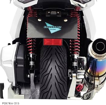 Amazon | エンデュランス バイク リアサスペンション 黒ボディ 赤