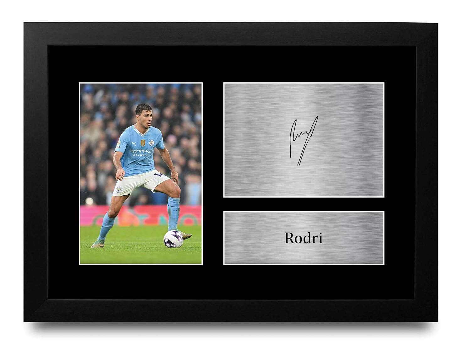 マンCスペイン代表 ロドリ 直筆サイン入りフォト ロドリ マンCスペイン