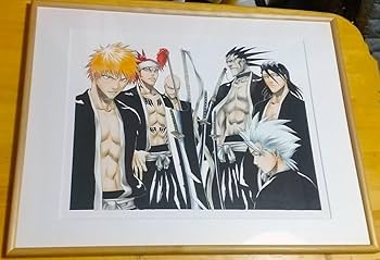 Amazon.co.jp: BLEACHブリーチ 久保帯人先生複製大判イラスト(額入り