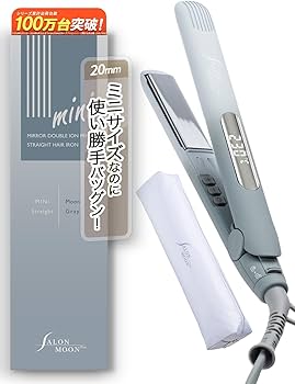 Amazon.co.jp: SALONMOON ミニ ヘアアイロン ストレート 20mm 2WAY