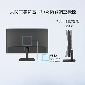 Amazon.co.jp: KEY TO COMBAT 24インチ PCモニター フルHD 1080P 100Hz