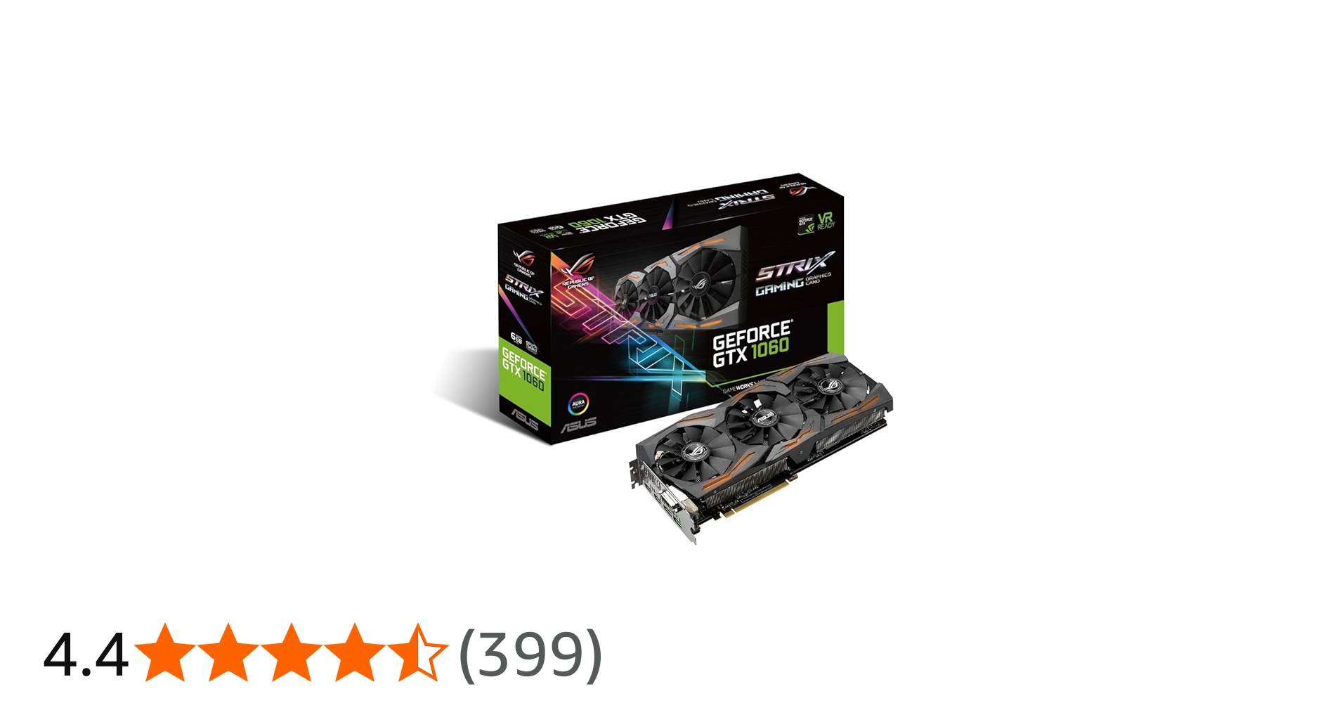 Amazon.in: Buy Asus GeForce STRIX-GTX1060-DC2O6G OC Edition 6GB