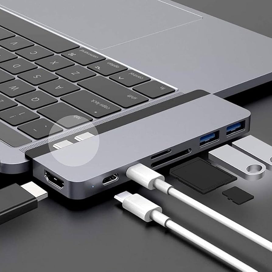 Amazon.com: HyperDrive Duo 7-in-2 MacBook USB C Hub — for Mac w
