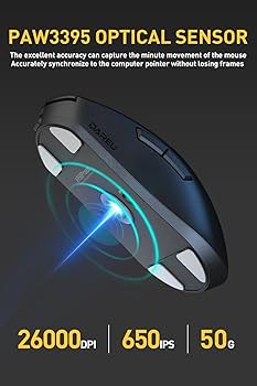 Amazon.com: DAREU A950pro 4K Wireless Gaming Mouse:55g Ultra