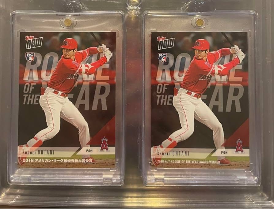 極美品】㊗️51-51達成！大谷翔平ルーキーカード2018新人王（日・英