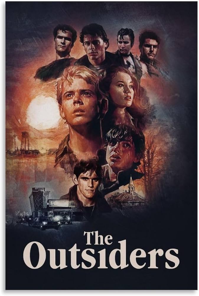 Amazon.com: LXHSTOREFA The Outsiders Movie Poster for Bedroom