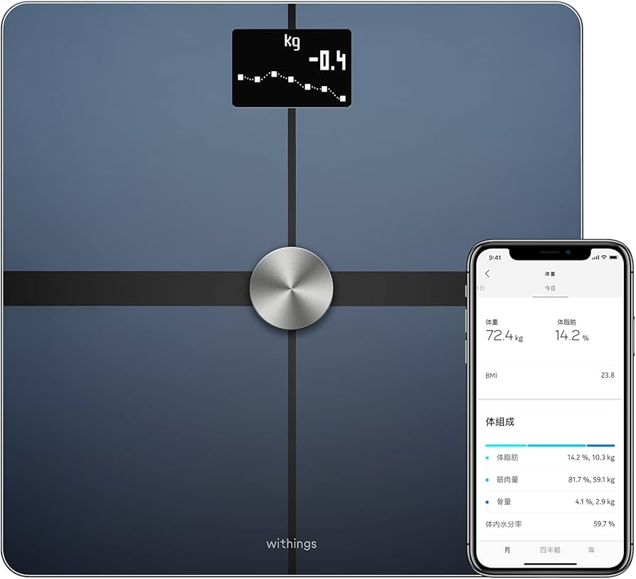 Amazon.co.jp: Withings Body + フランス生まれのスマート体重計