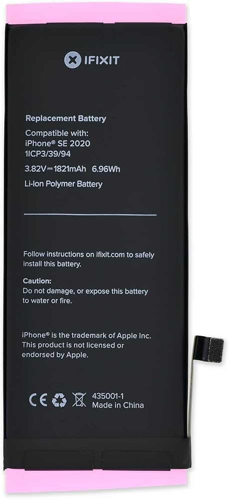 Amazon.com: iFixit Battery Compatible with iPhone SE 2020 : Cell