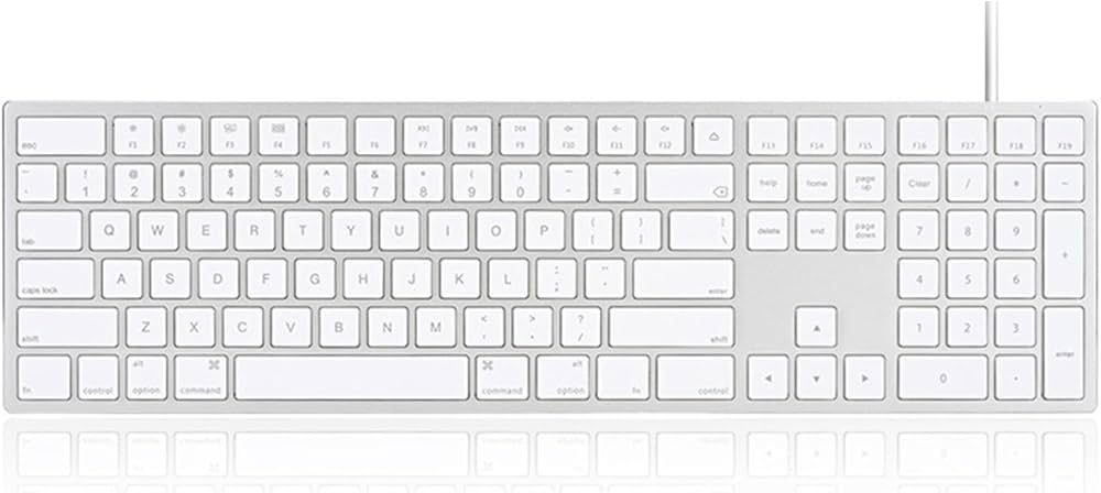 Amazon | 『オールアルミフレーム』有線キーボード フルサイズ US配列