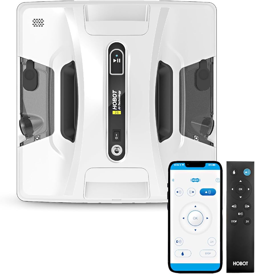 Amazon | 【全自動の窓掃除】 HOBOT-2S ホボット 窓拭きロボット 窓