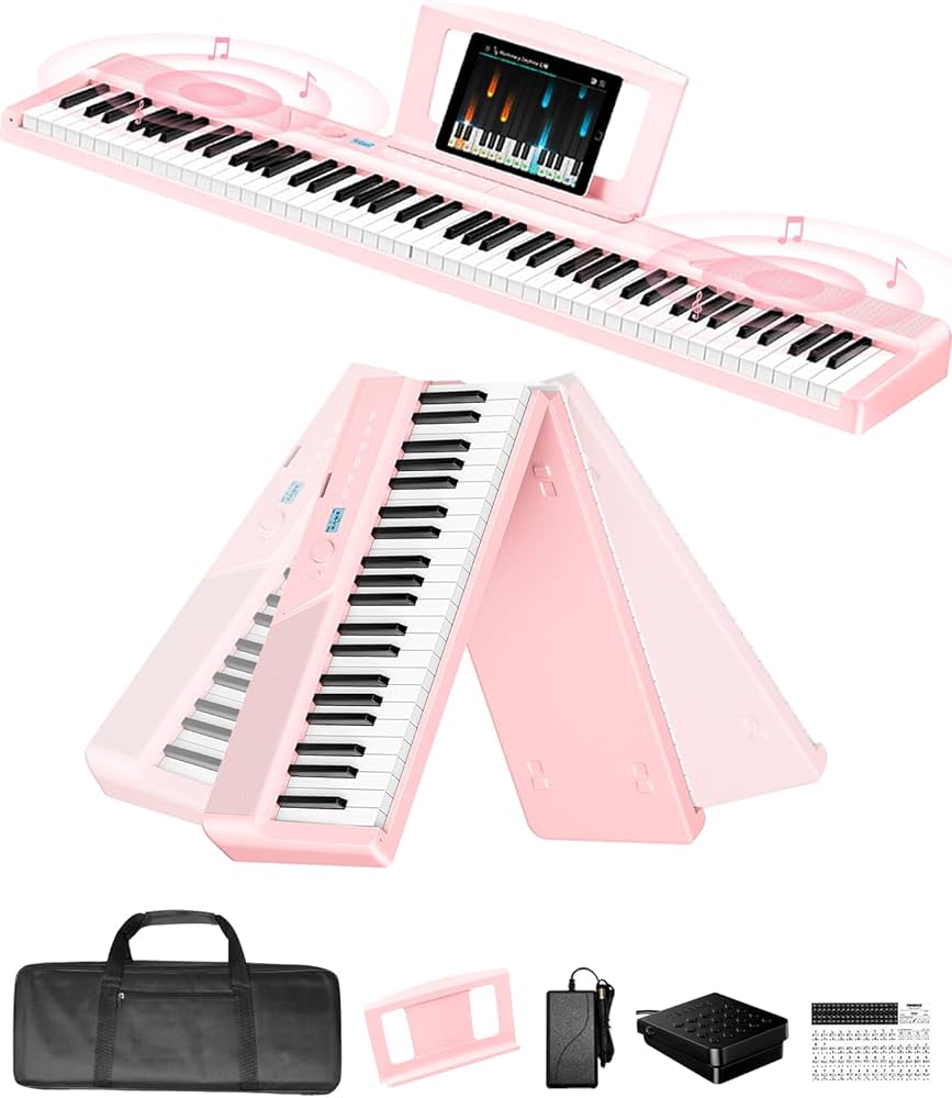 Amazon.com: TERENCE V50 Portable 88 Key Weighted Keyboard,Upgraded