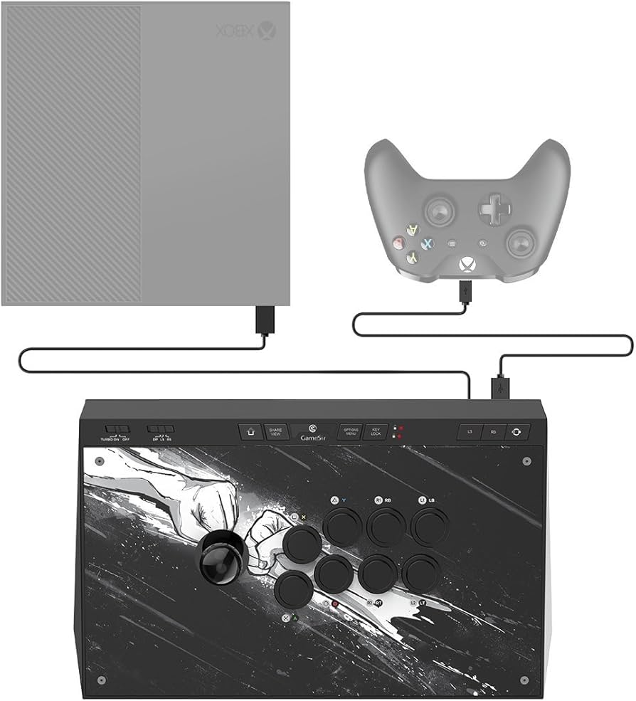 Amazon.com: GameSir C2 Arcade Fightstick Fight Stick Joystick for