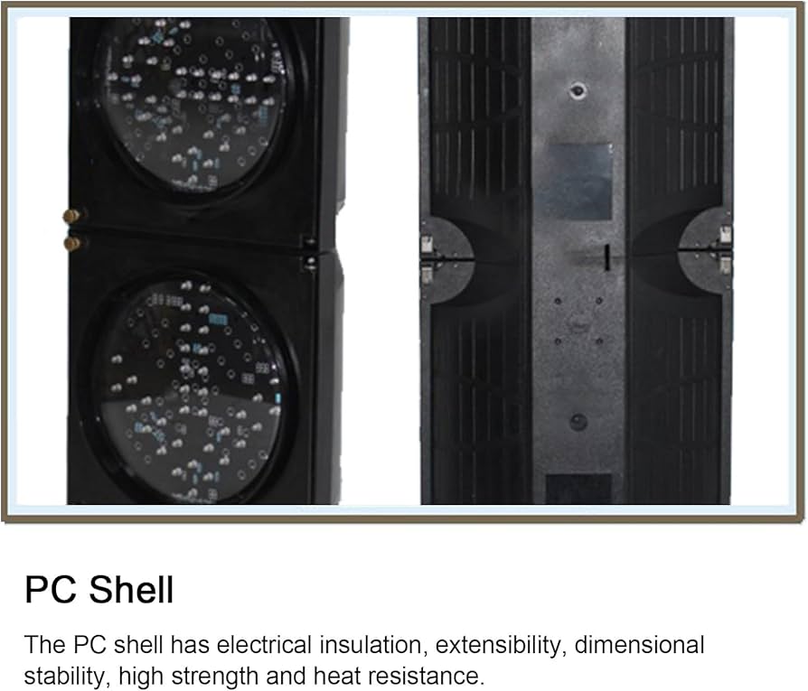 Amazon.co.jp: 200mm グリーン矢印信号標識ライト、左折、直進交通停止