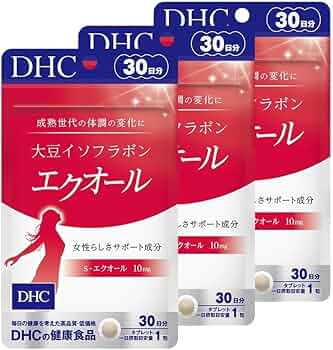 Amazon | DHC 【90日分セット】 大豆イソフラボン エクオール 30日分 3