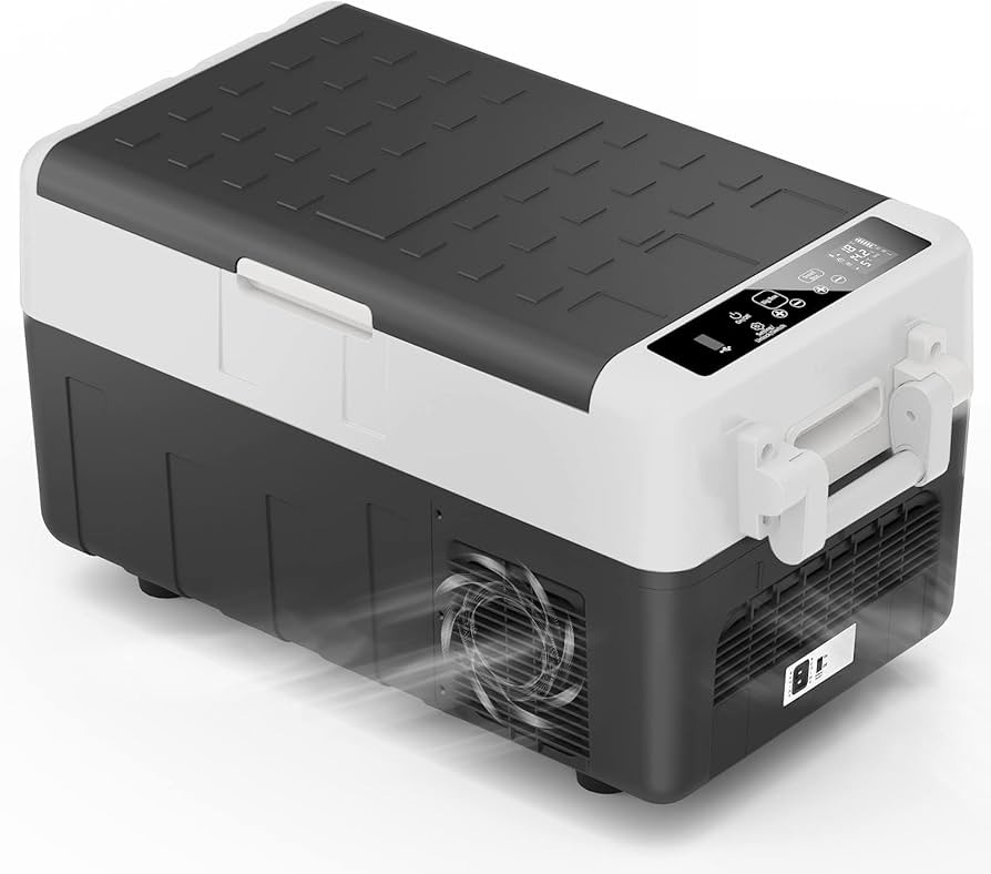 Amazon.co.jp: 「SUNPIE」車載冷蔵庫 30L 2室独立温度制御 ダブル