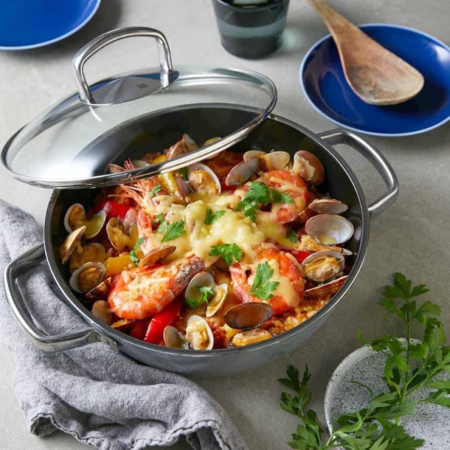 Amazon.co.jp: WMF (ヴェーエムエフ) 両手鍋 24cm IH ガス火対応 無水