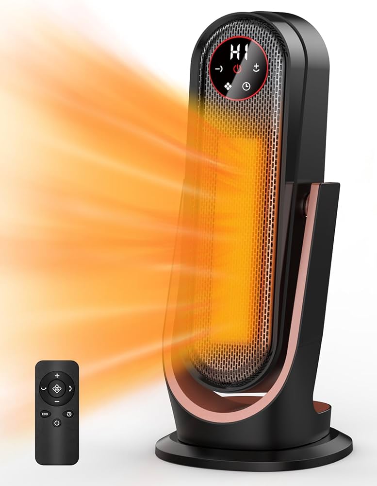 Amazon | Pogeto セラミックヒーター ファンヒーター 電気 省エネ 暖房