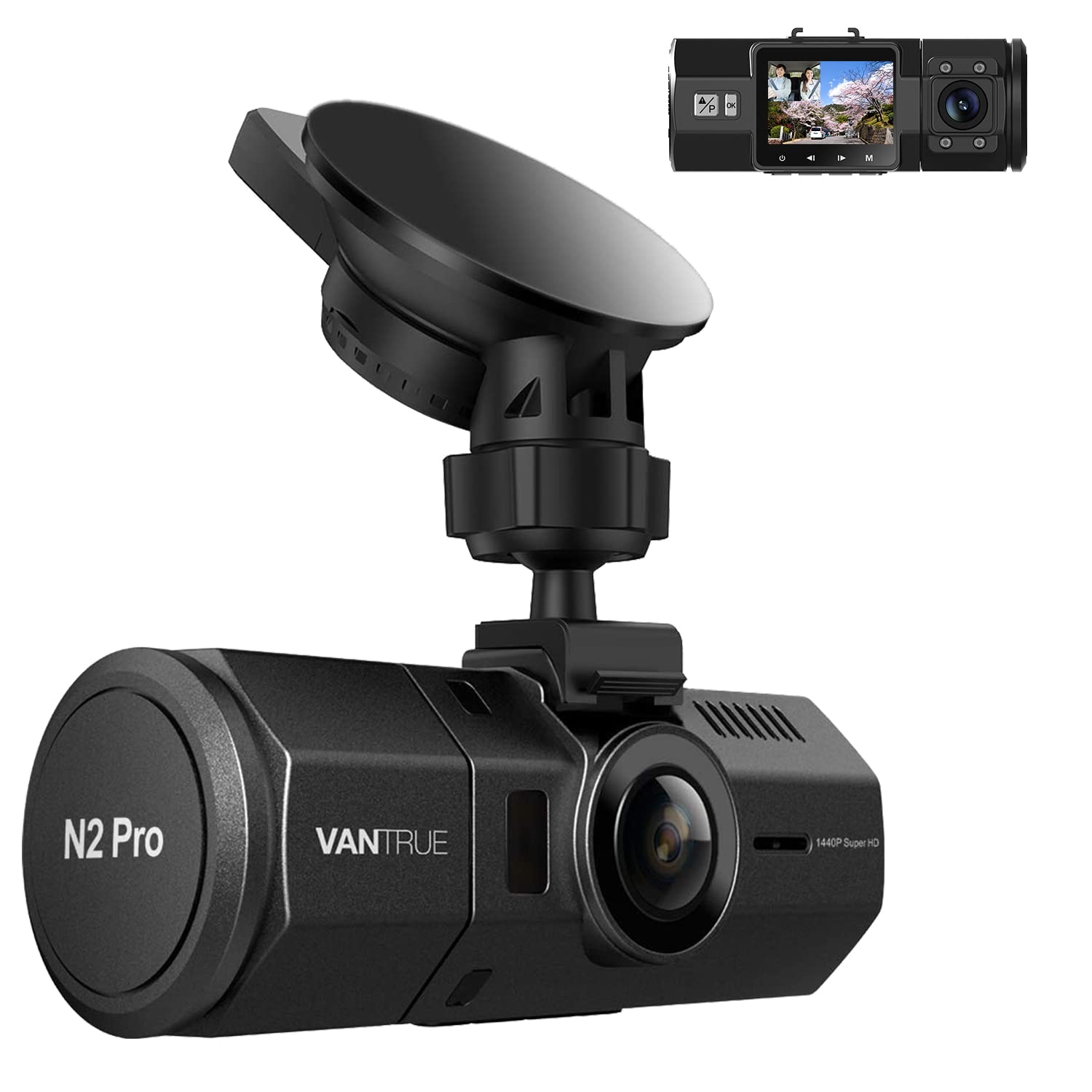 Amazon | VANTRUE N2Pro ドライブレコーダー 前後カメラ 1080P+1080P