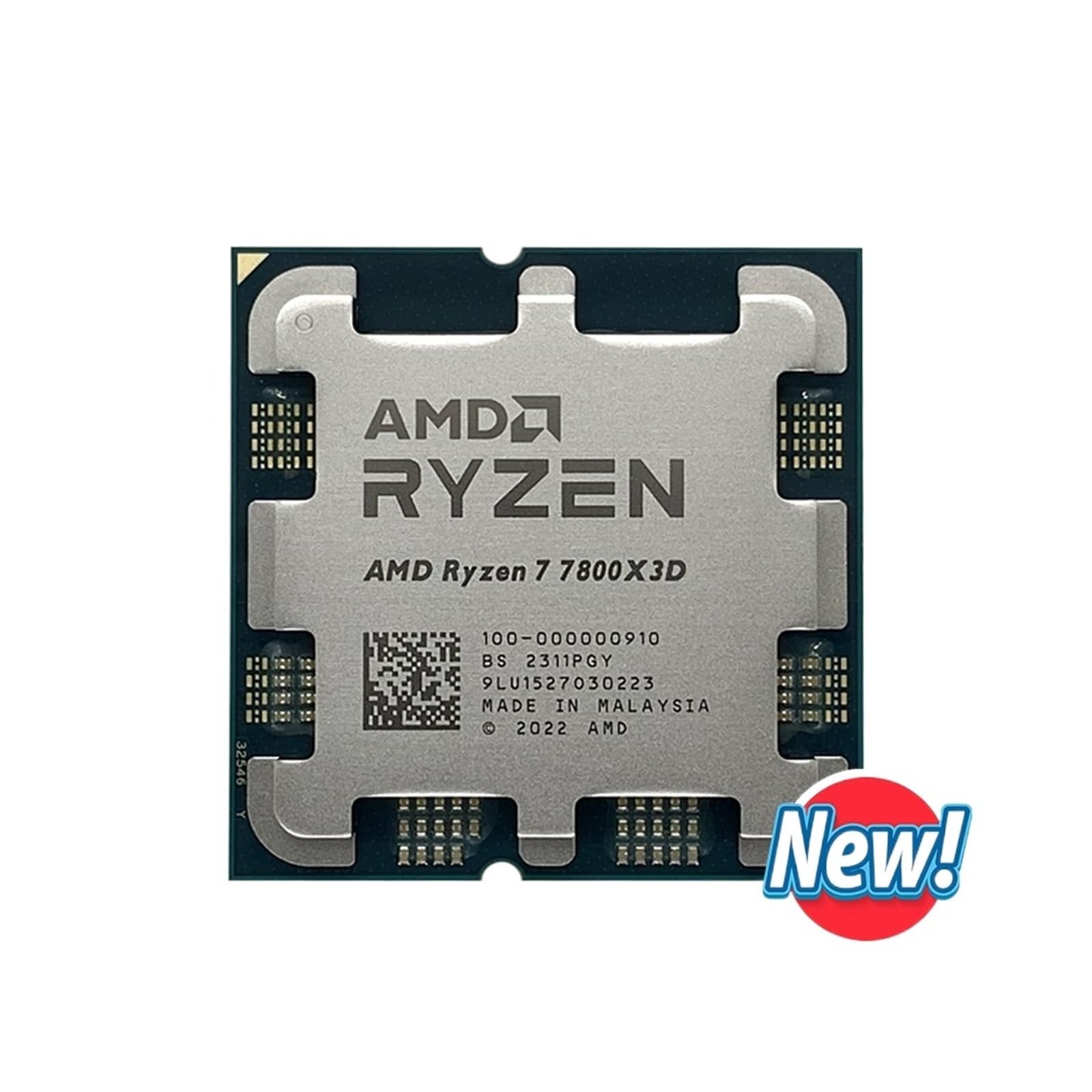 New AMD Ryzen 7 7800X3D 8-Core 16-Thread 120W AMD Radeon Graphics