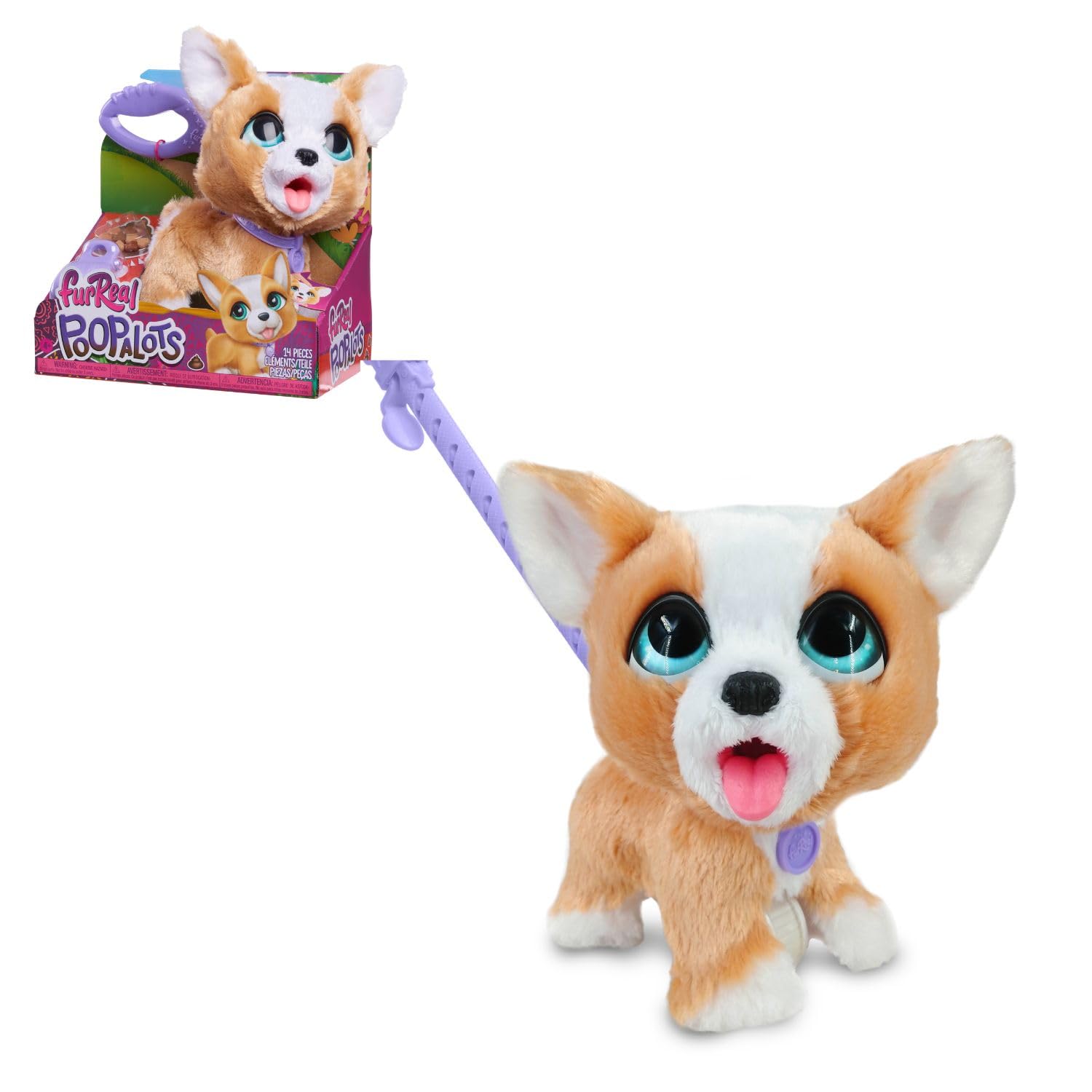 Amazon.com: furReal Poop-A-Lots Corgi Interactive 8-inch Walking