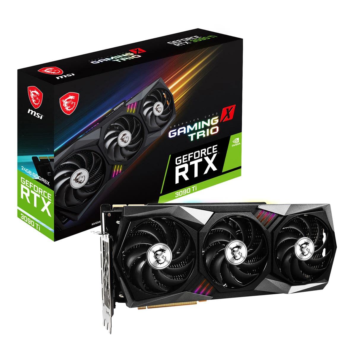 Amazon | MSI GeForce RTX 3090 Ti GAMING X TRIO 24G グラフィックス