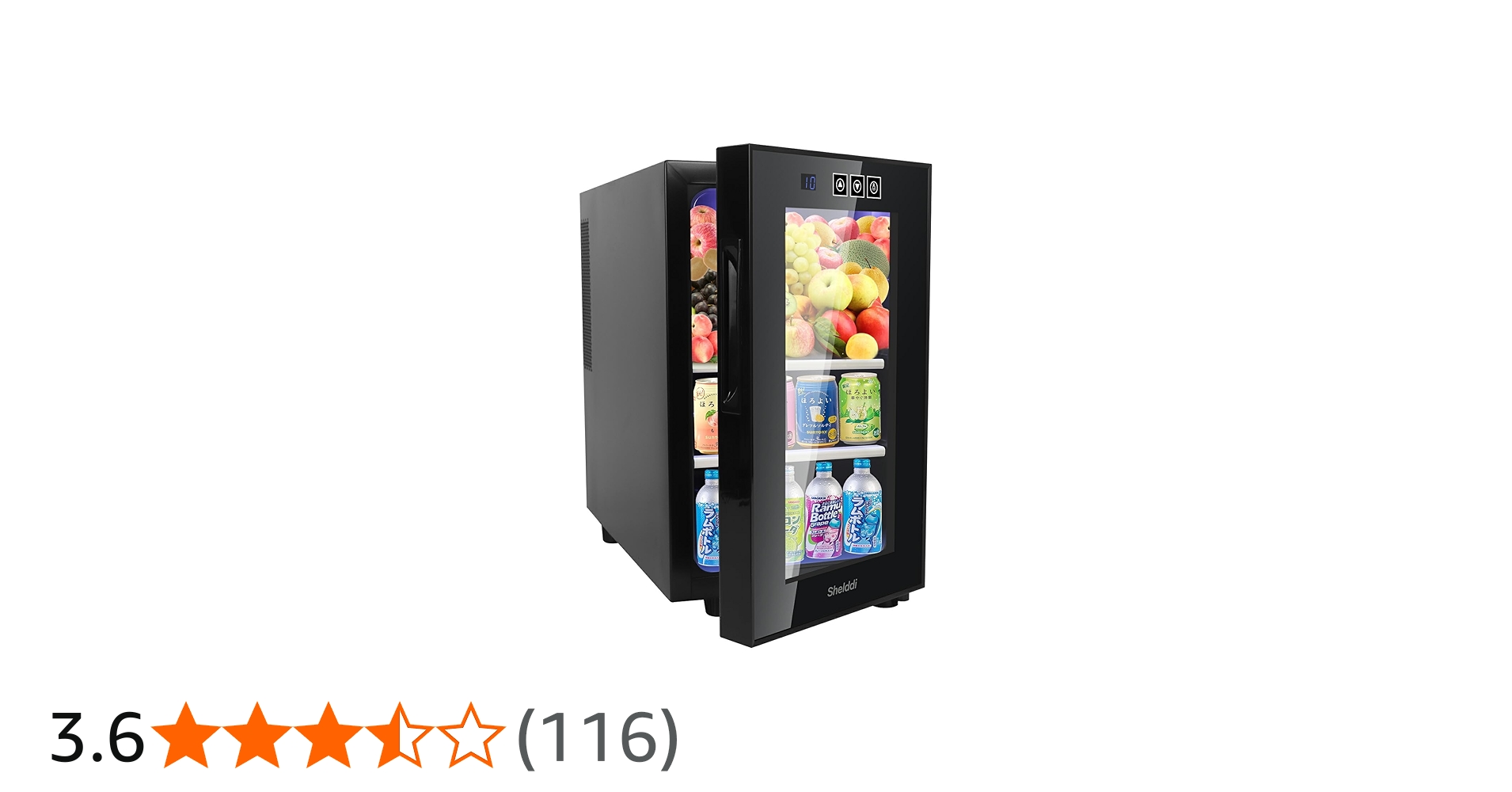 Amazon | Shelddi ミニ冷蔵庫 小型 23L 一人暮らし 小さい 本体 SHR