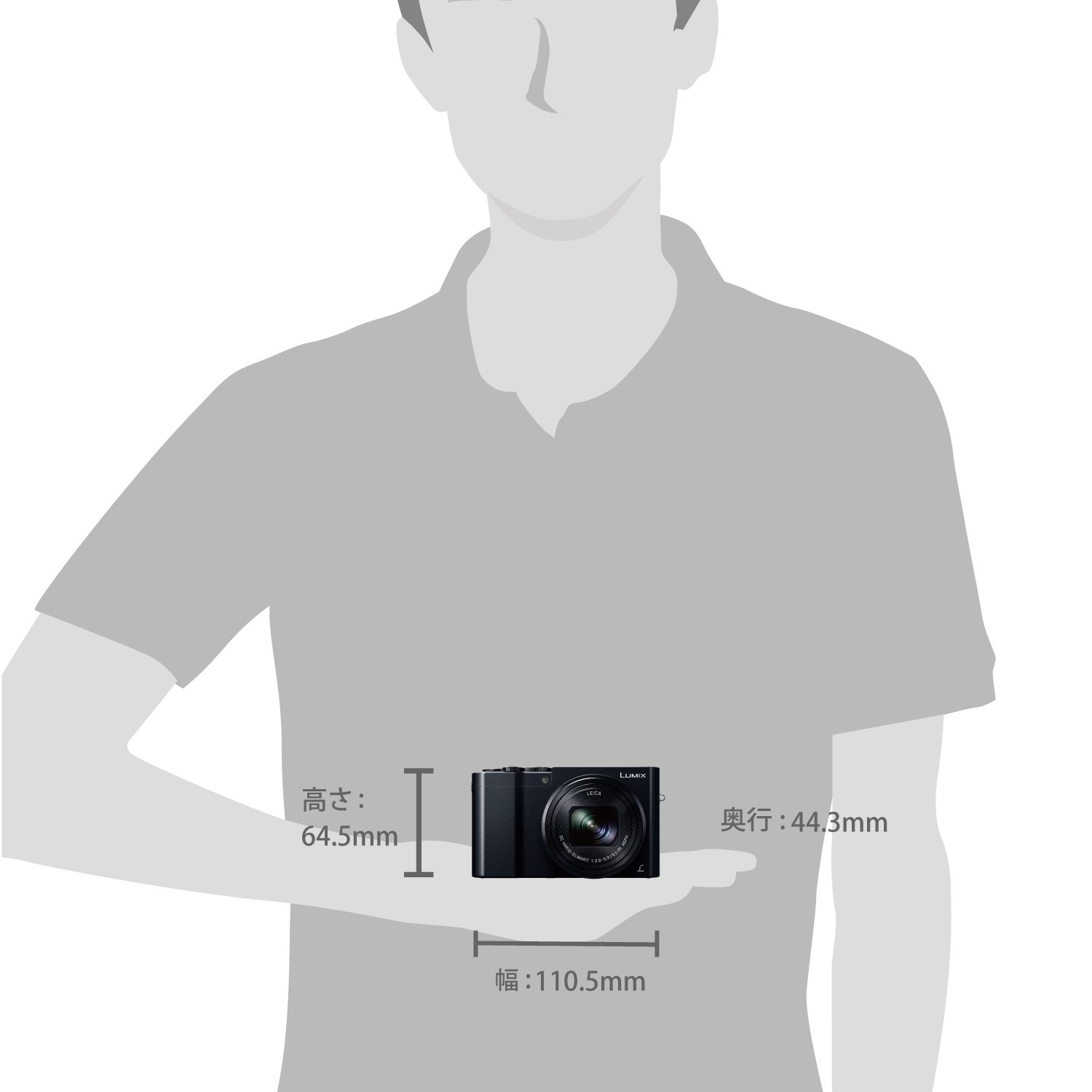 Amazon.co.jp: Panasonic Lumix DMC-TX1-K Compact Digital Camera