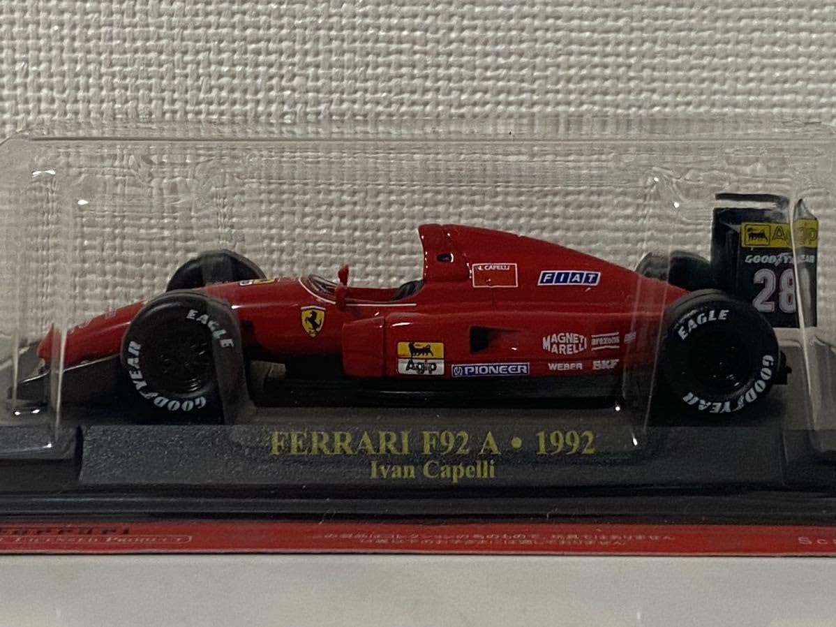 Amazon | アシェット 1/43 フェラーリ F92 A 1992 レッド #28 Hachette