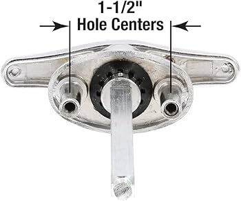 Prime-Line GD 52122 Door T-Handle Lock, Keyed, Diecast Zinc