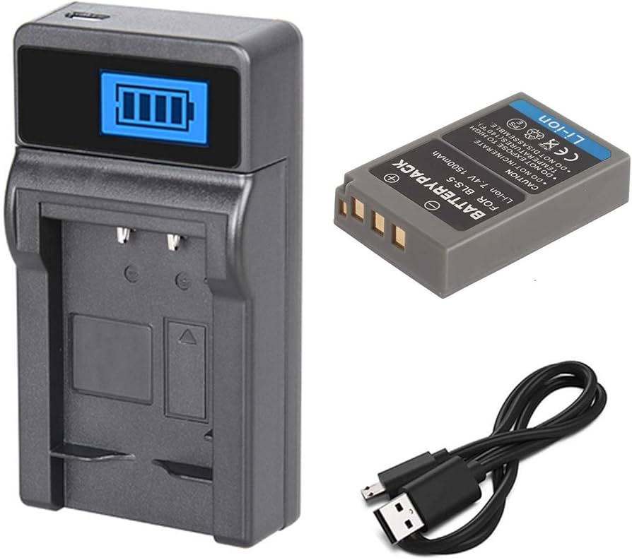 Amazon.com : Battery and LCD USB Charger for Olympus OM-D E-M10