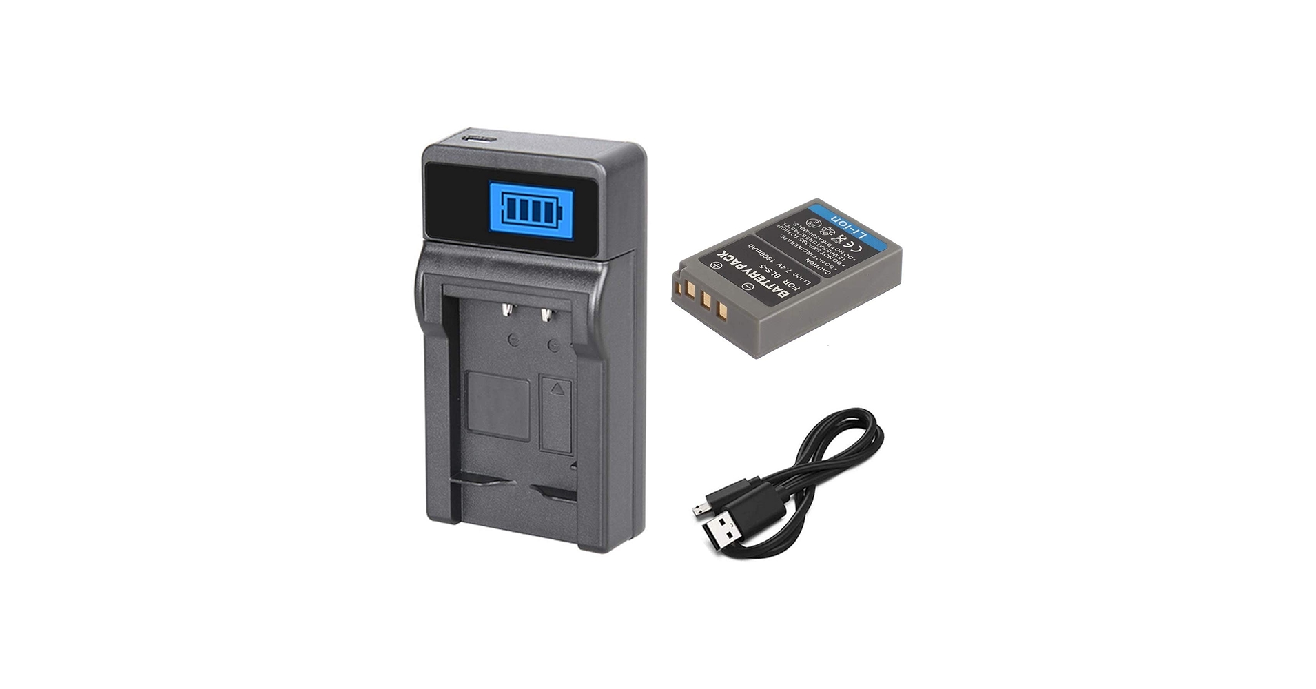 Amazon.com : Battery and LCD USB Charger for Olympus OM-D E-M10