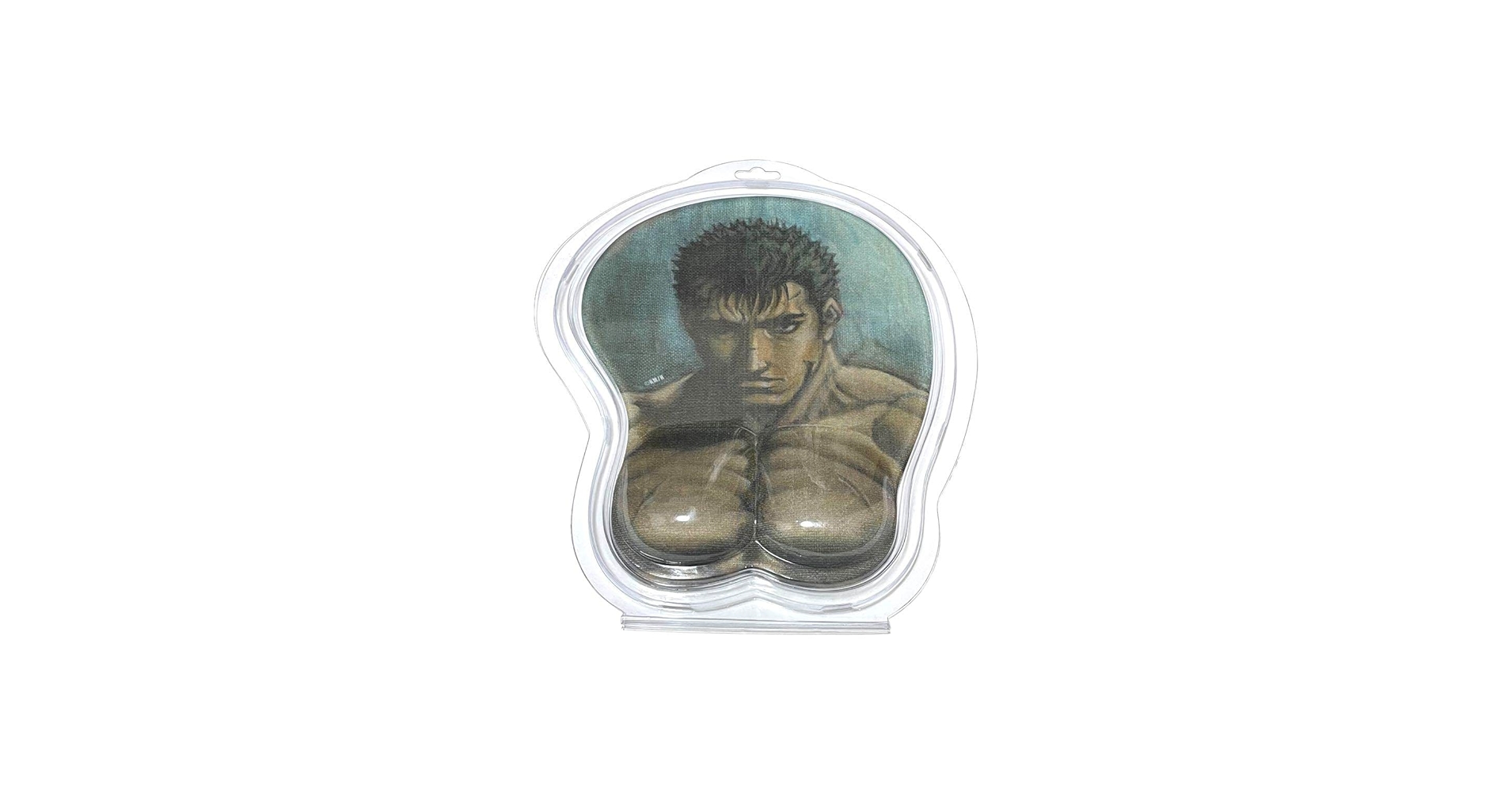 Amazon.co.jp: 大ベルセルク展 ガッツ マウスパッド 俺にさわるんじゃ