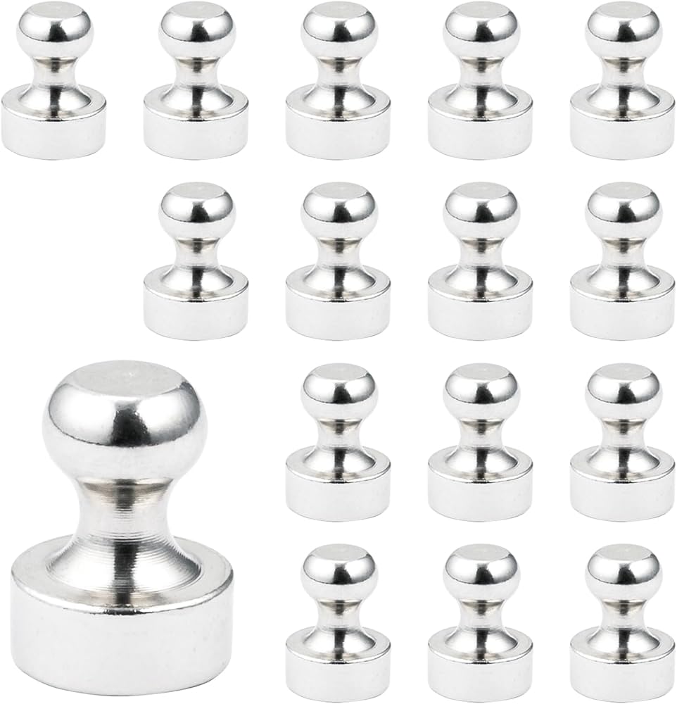 Amazon | コモライフ ネオジムマグネットピン (16個組) マグネットピン