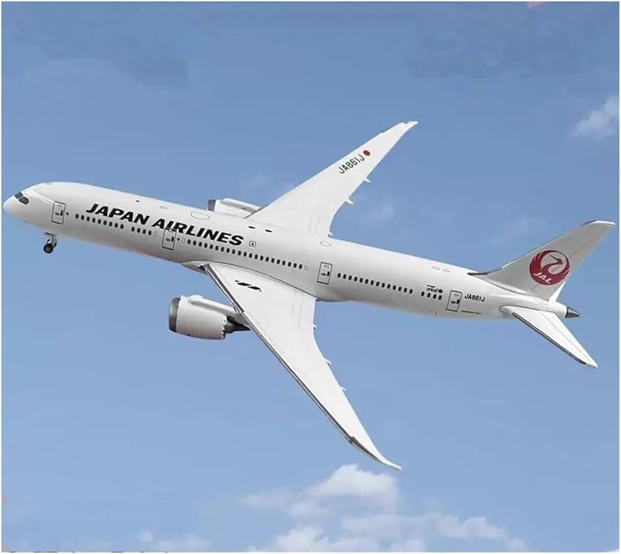Amazon.co.jp: 航空機 1/400 B787-9 JA861J 飛行機モデル JAL 日本航空