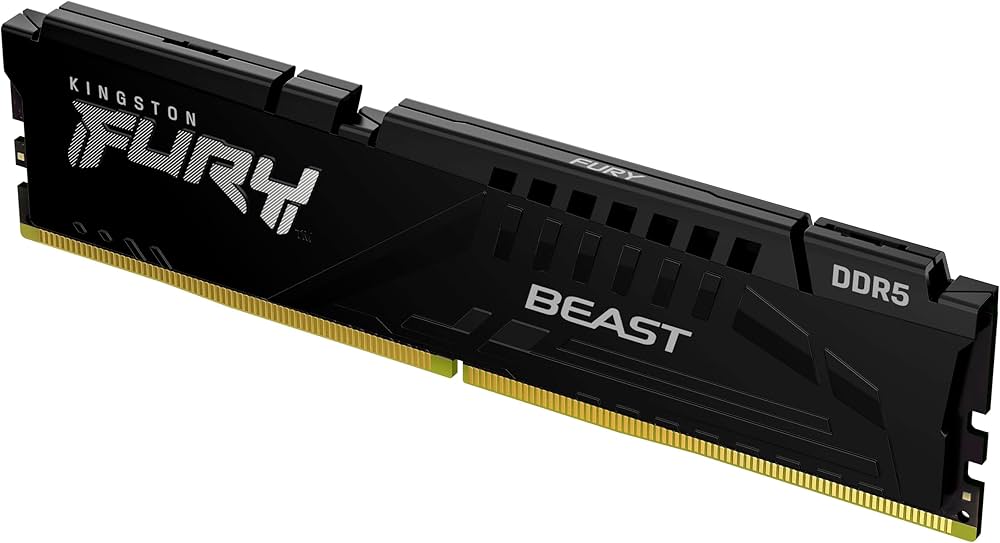 Amazon | Kingston FURY Beast Black DDR5 32GB 6000MT/s CL40 DIMM