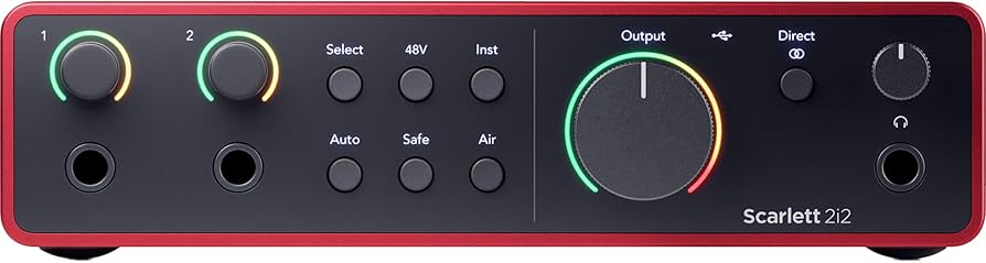 Amazon.com: Scarlett 2i2 4th Gen USB Audio Interface w/Buhne XLR10