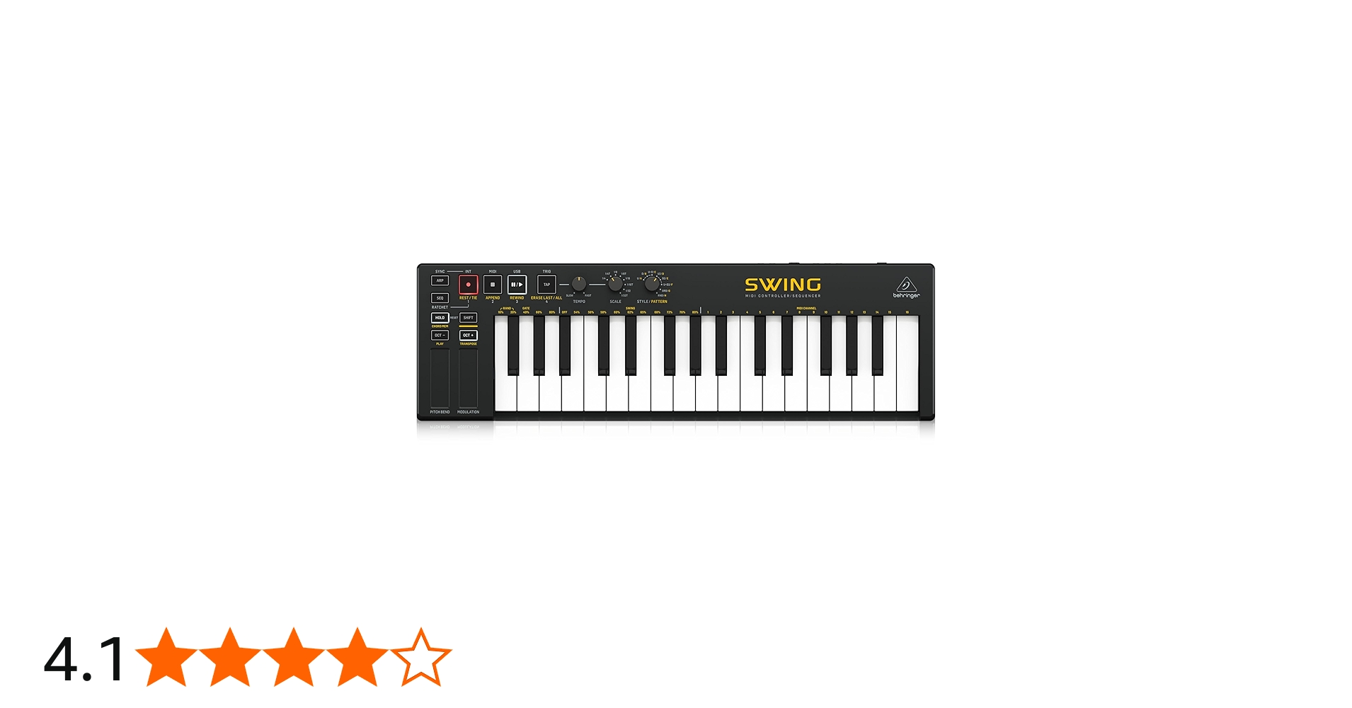 Amazon | ベリンガー USB/MIDIキーボード ステップシーケンサー