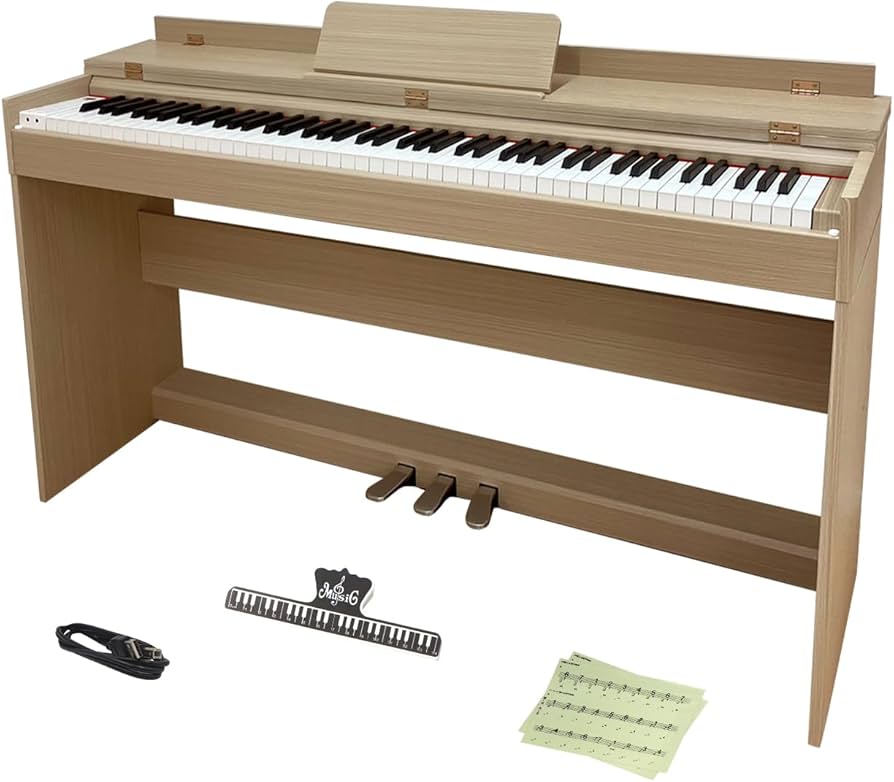 Amazon.co.jp: 【ハンマーアクション88鍵盤】 Longeye 電子ピアノ 88