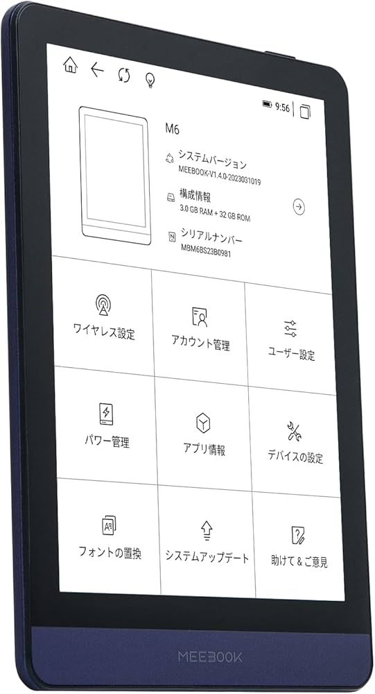 Amazon.co.jp: LIKEBOOK(Meebook) 6インチEink電子書籍リーダー[M6], +